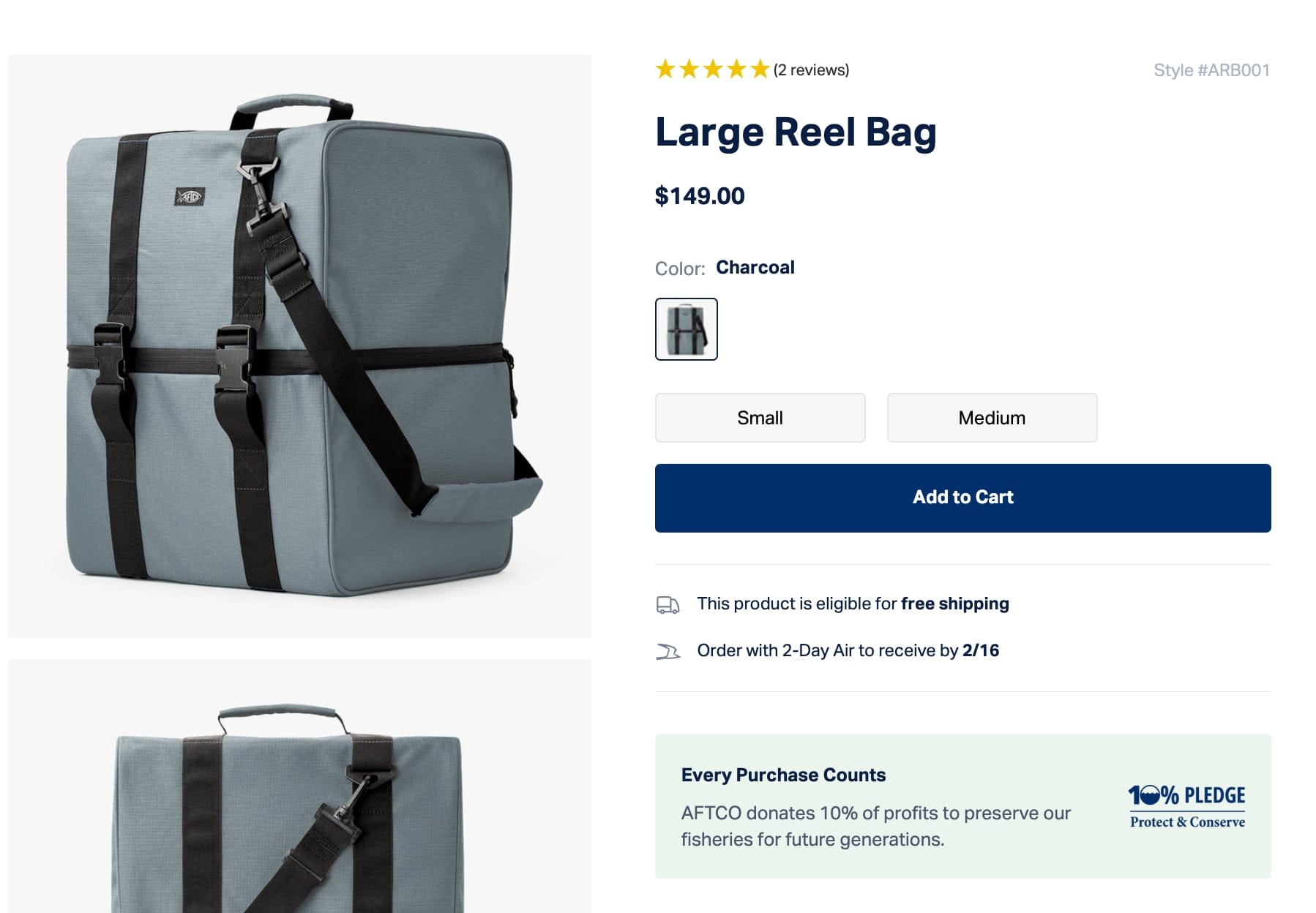 Item eligible for free shipping - AFTCO