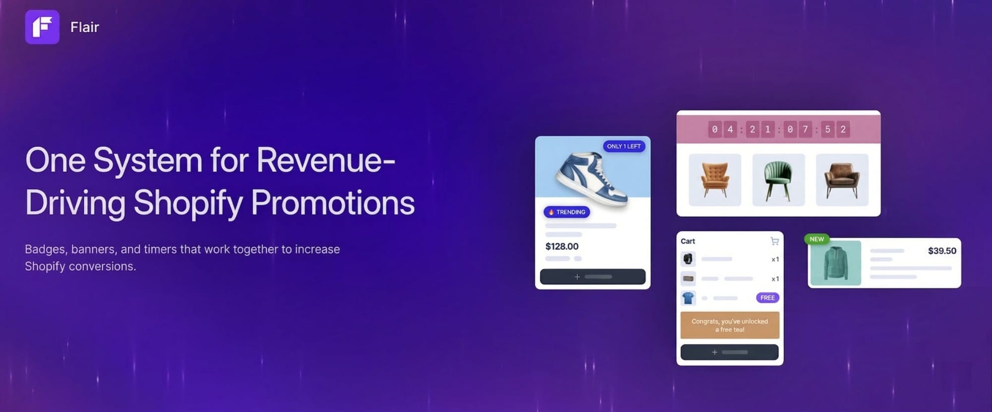 Flair - One System for Revenue-Driving Shopify Promotions