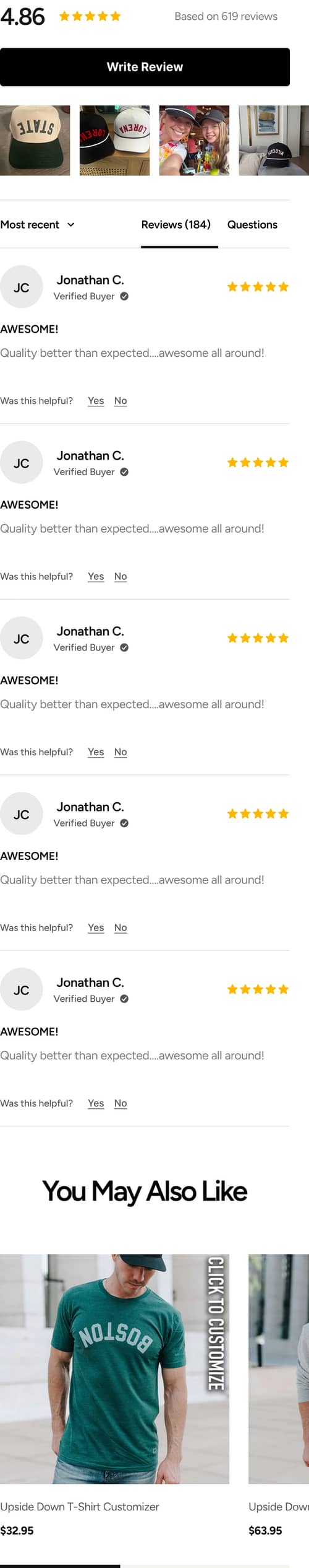 Product Page AOV-Focused Redesign
