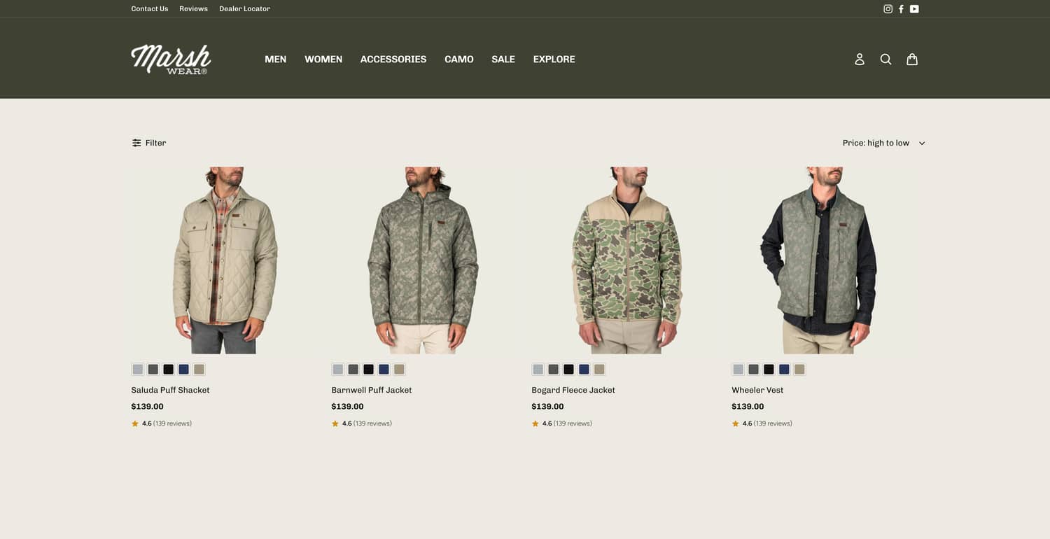 Mobile Navigation Redesign (before)