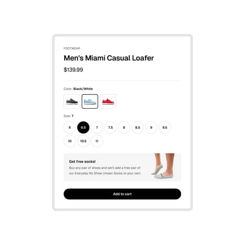 Free Socks Promotion