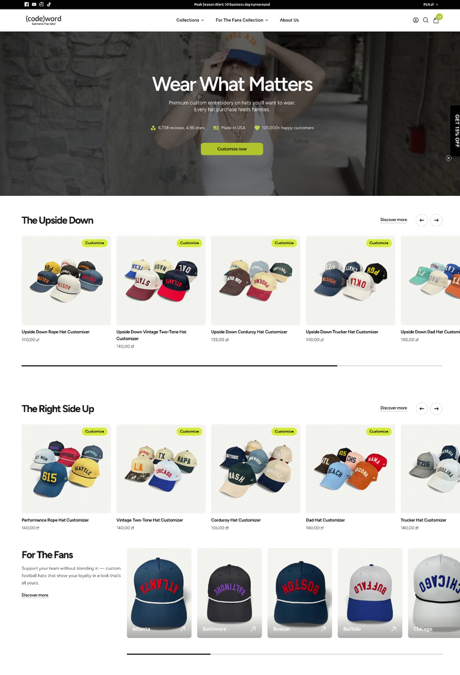 Enhancing Homepage Credibility with Curated User-Generated Content (before)