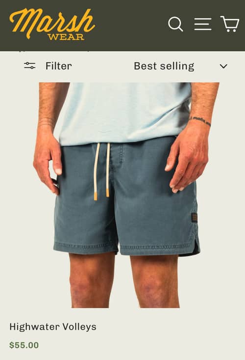 Simplified Mobile Layout