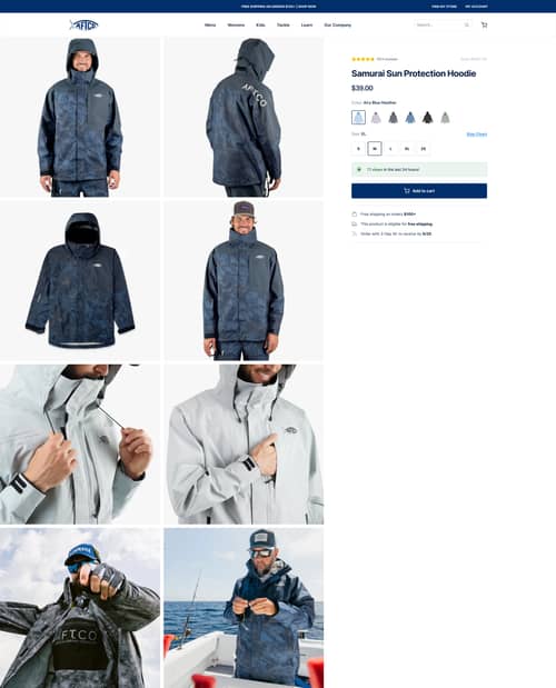 Product Image Grid Layout on Desktop PDPs