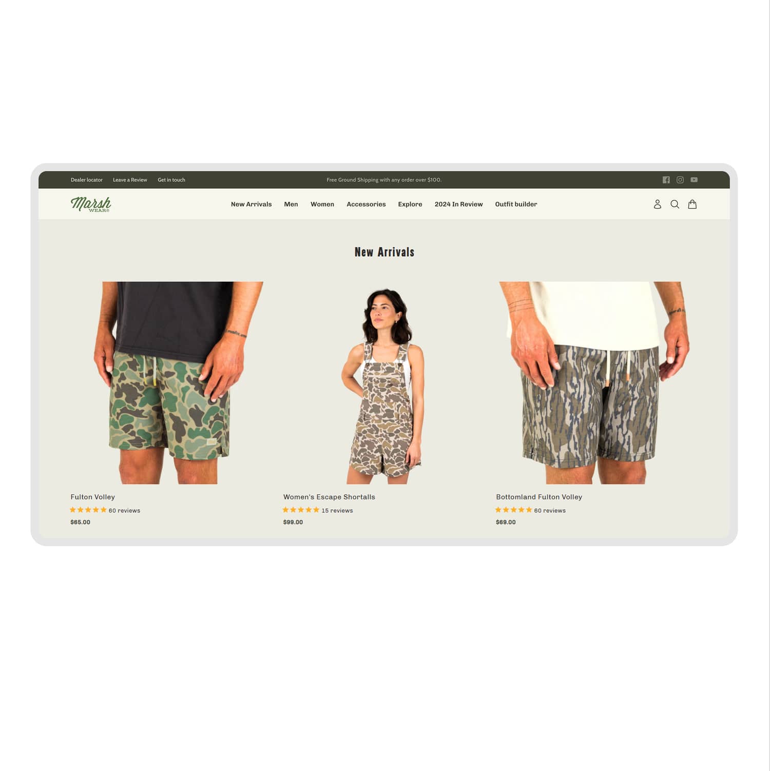 Homepage Recommendations Layout Redesign (before)