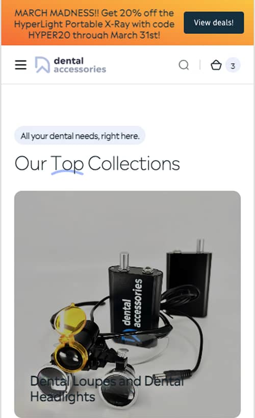 Streamlining Mobile Shopping by Removing Discount Banners