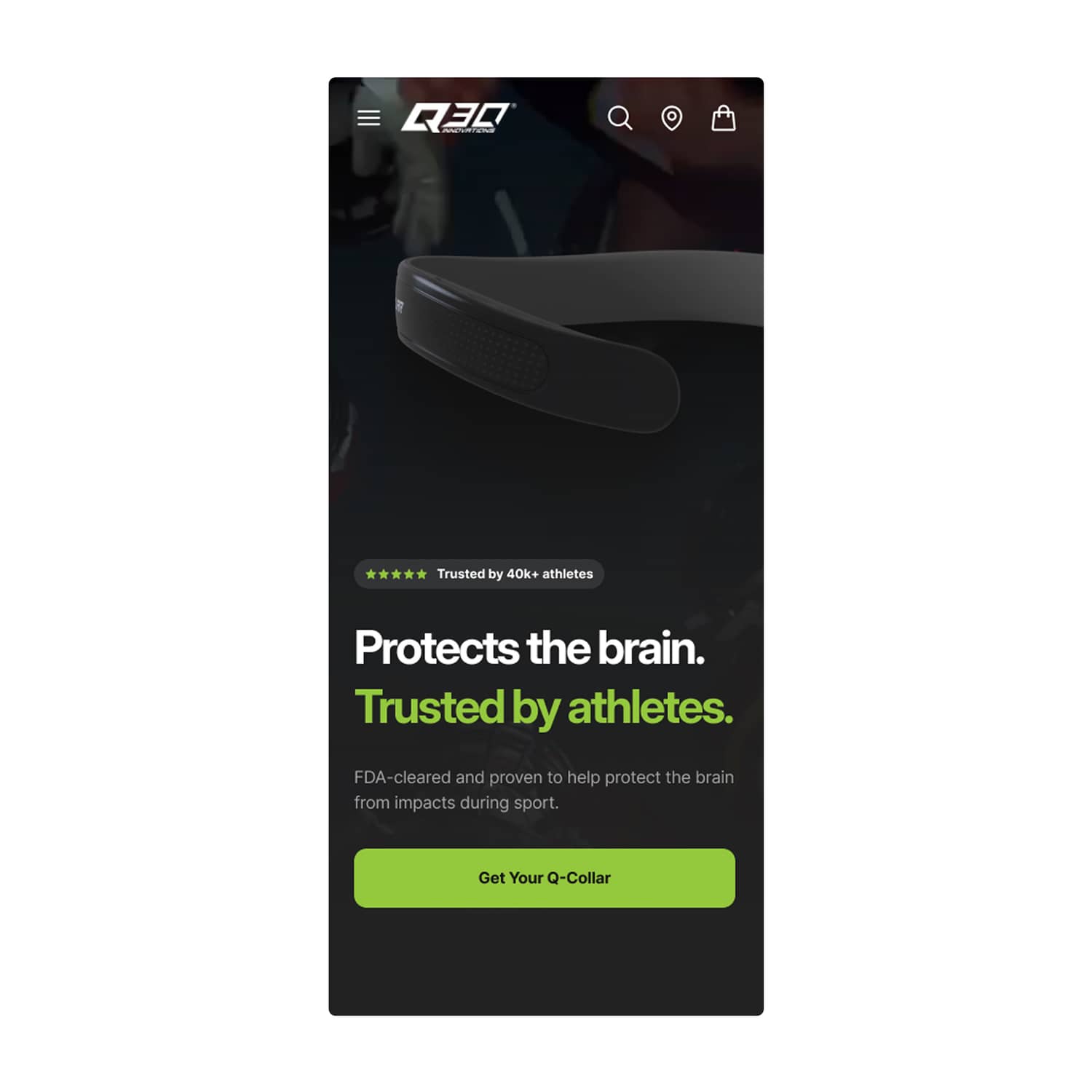 Homepage Hero Redesign Boosts Clarity and Conversion Rates (after)