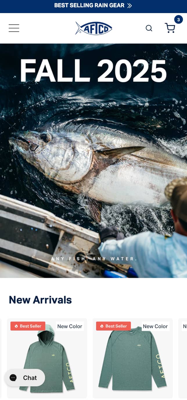 Relocating 'Shop by Category' Below the Hero to Boost Visibility and User Engagement (before)