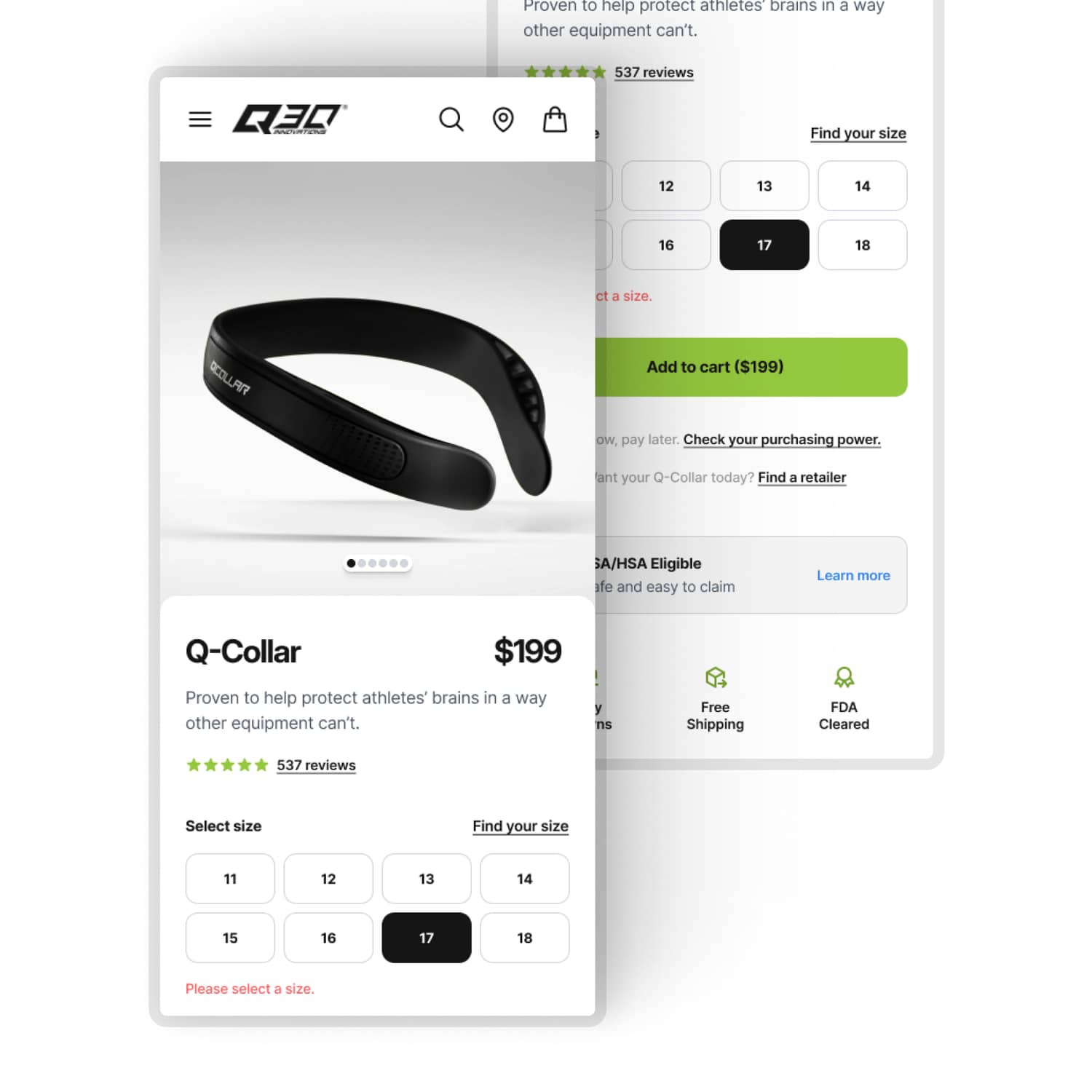 PDP Redesign Boosts Trust and Conversion Rates (after)