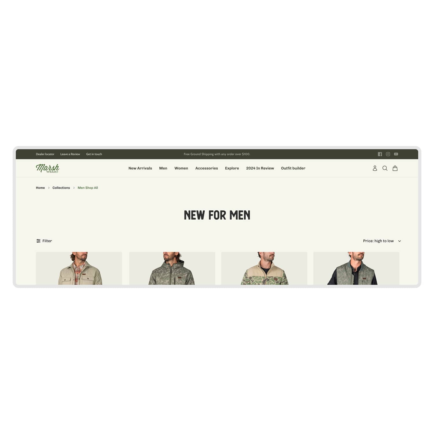 Enhanced Navigation Clarity with Breadcrumbs on Collection Pages (after)
