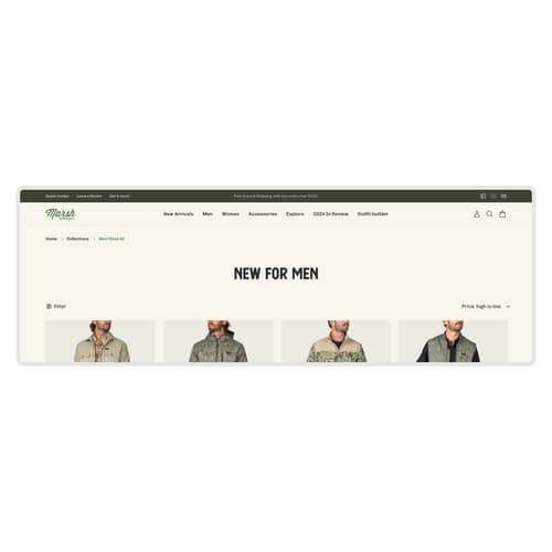 Enhanced Navigation Clarity with Breadcrumbs on Collection Pages