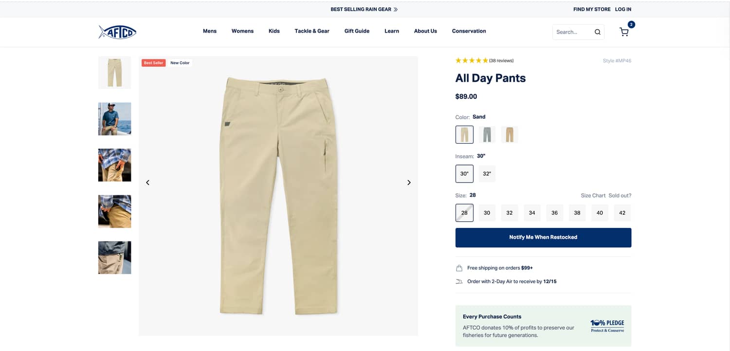 Display Product Badges on Main Image (after)