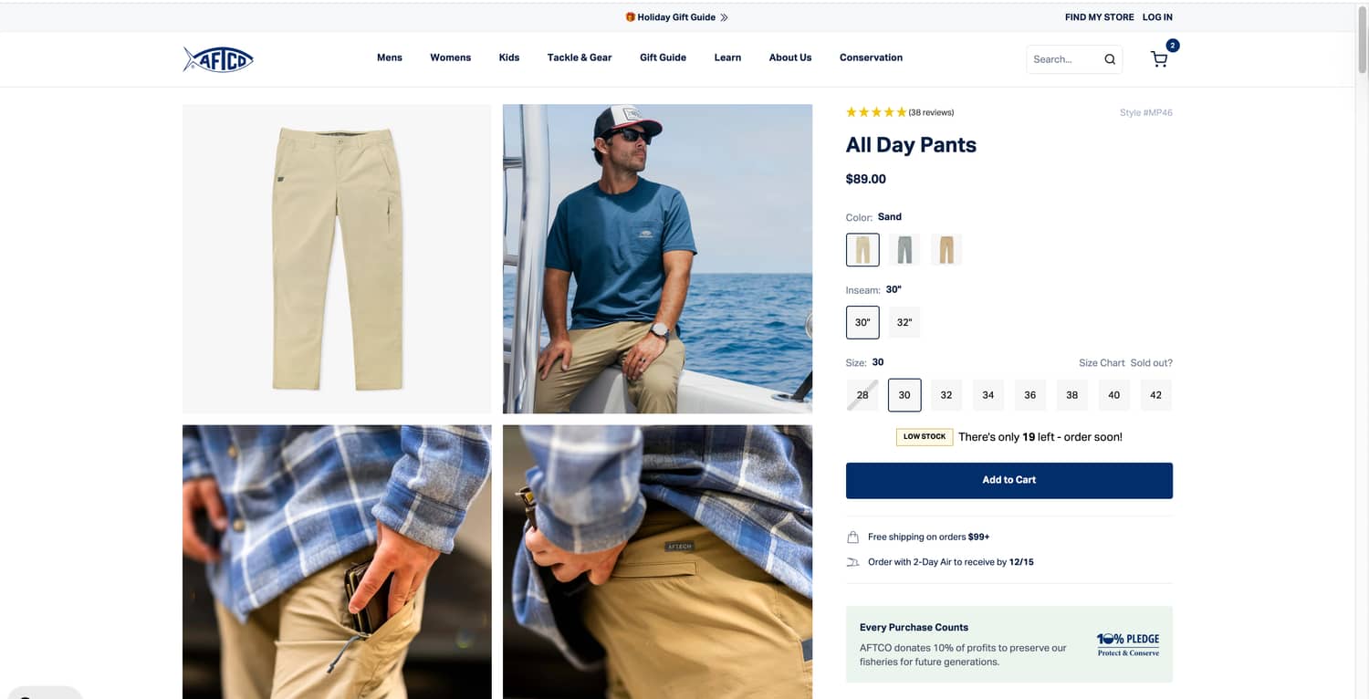 Display Product Badges on Main Image (before)
