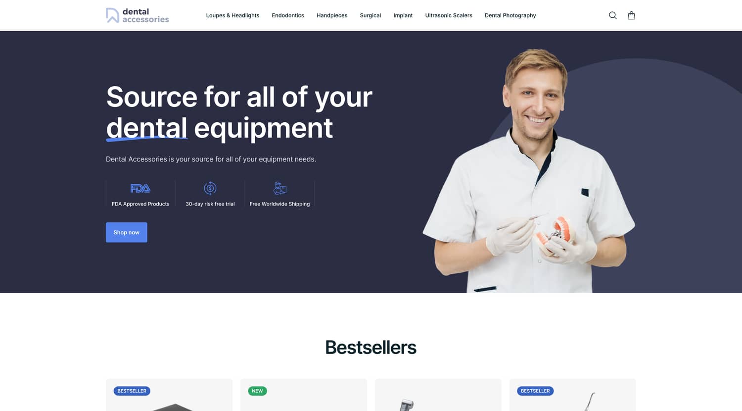 Homepage product promotion carousel aims to boost high-value sales (before)