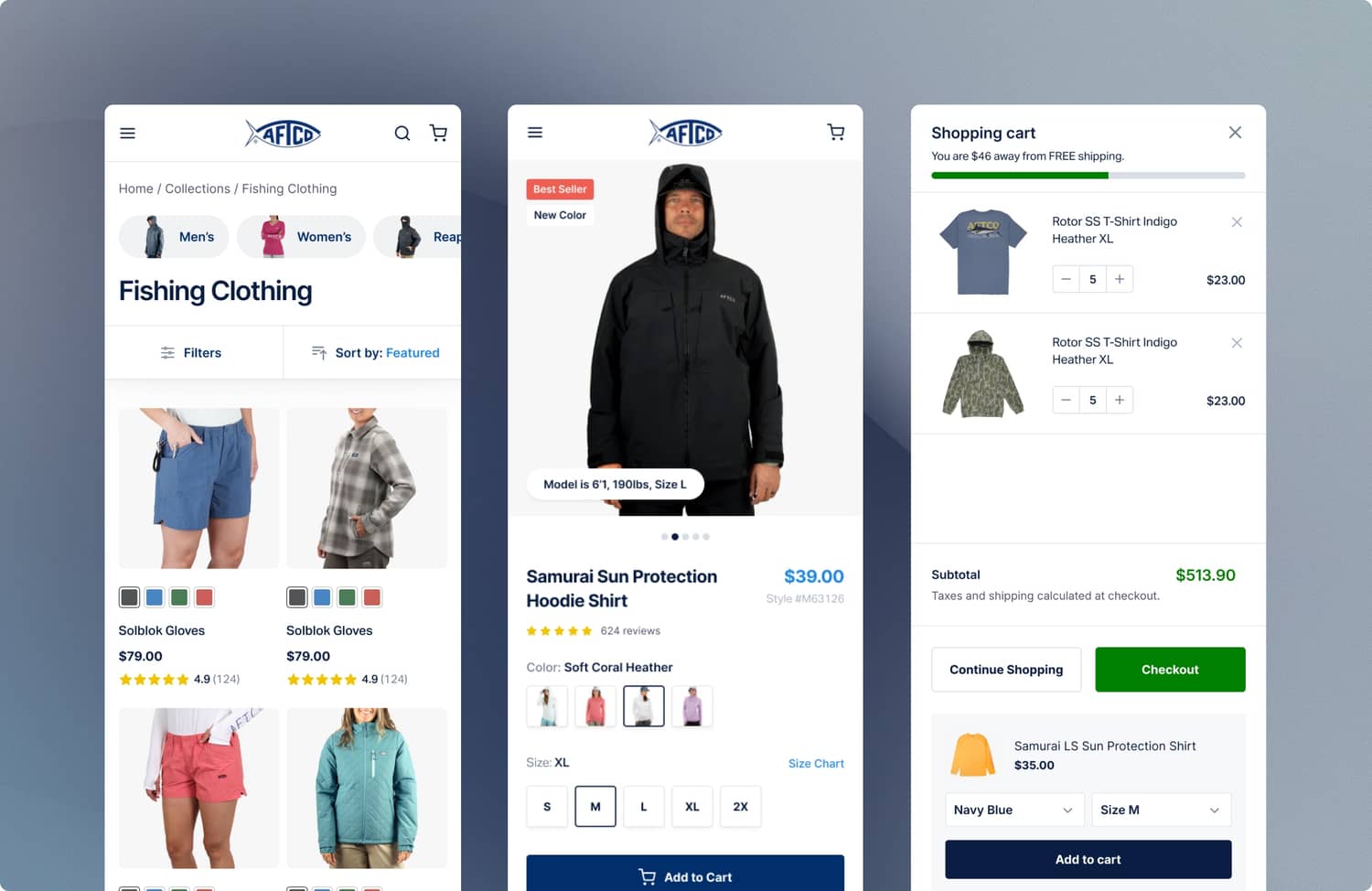 Homepage product cards with swatches improve engagement and conversions (after)