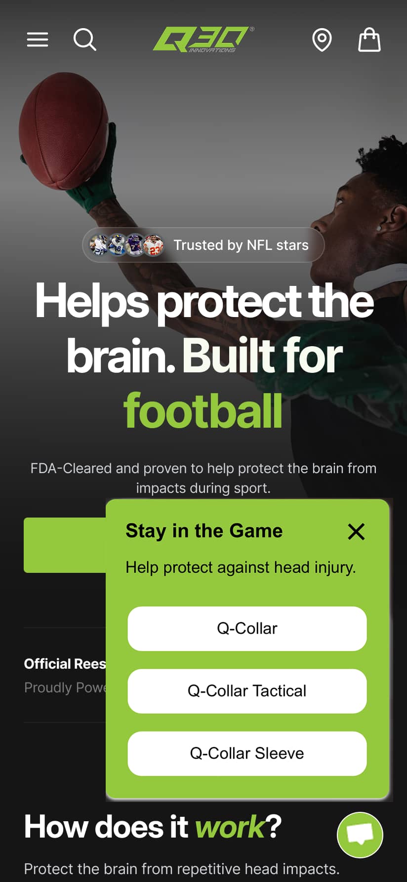 Repositioning the chat pop-up significantly improves conversion rates across devices (before)