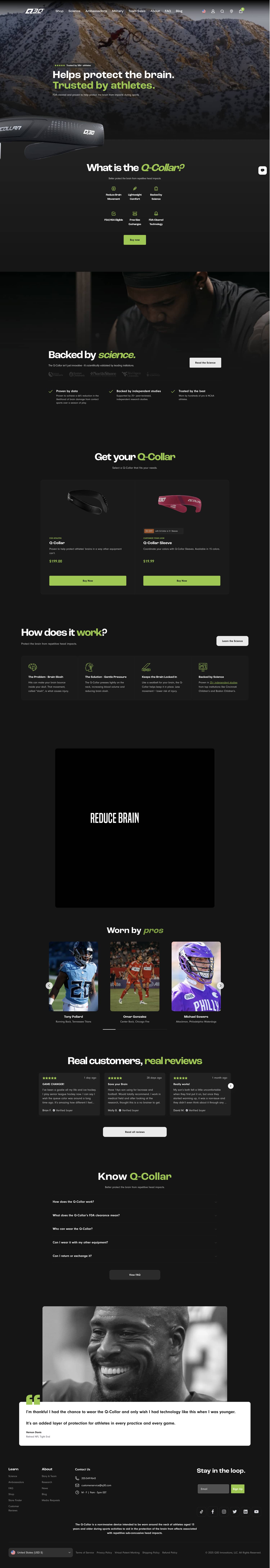 Redesigned Homepage With Extra "Educational" Content (after)