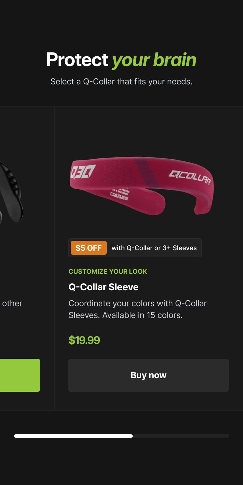 Replacing Recommended Product in the Buy Now Section (after)