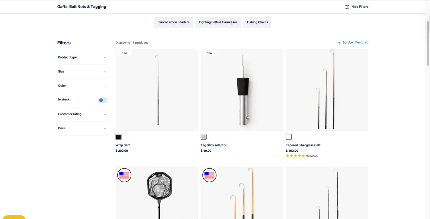 Wider Collection Page (before)