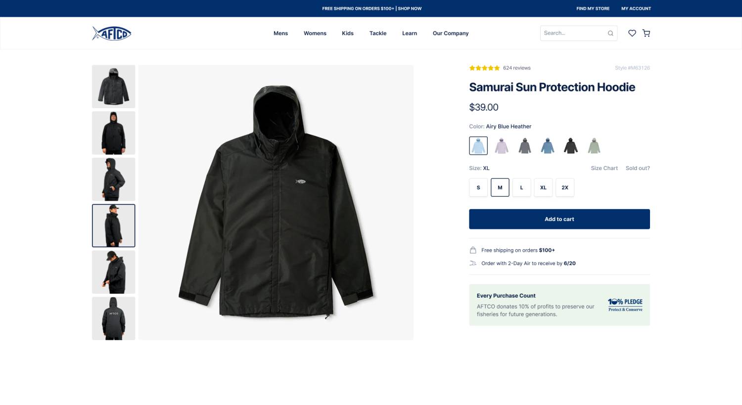 Wishlist feature (before)
