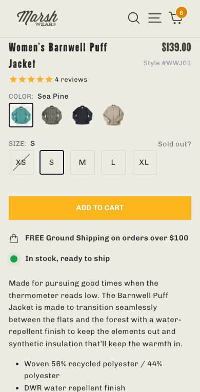 Moving Free Shipping Message Below Add to Cart