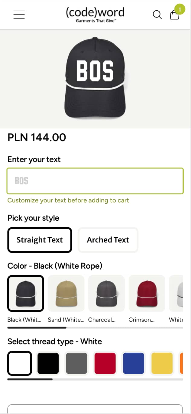 Simplified Text Input Flow Boosts PDP Conversion and User Clarity (after)