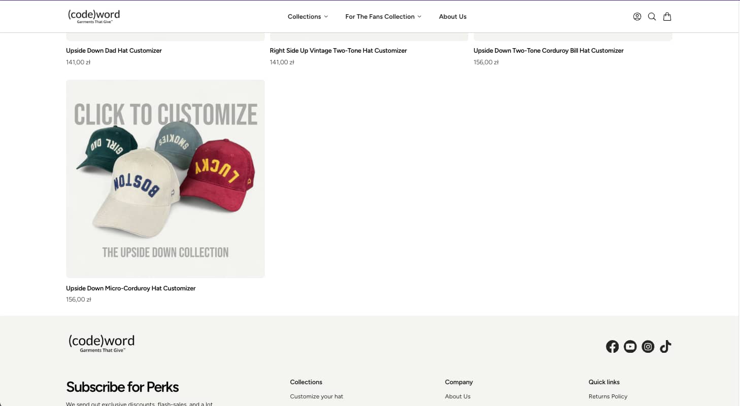 Customer review-inspired FAQs on collection pages (before)