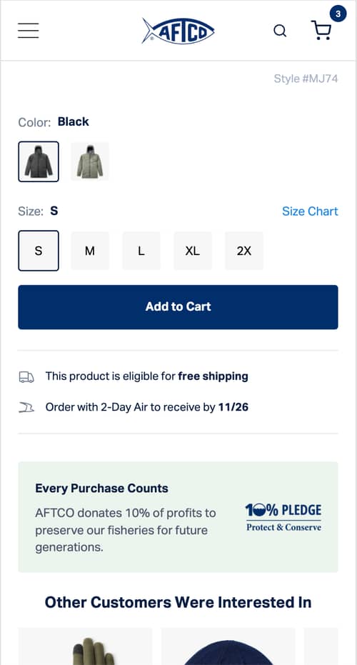 Refined Free Shipping Message on PDP
