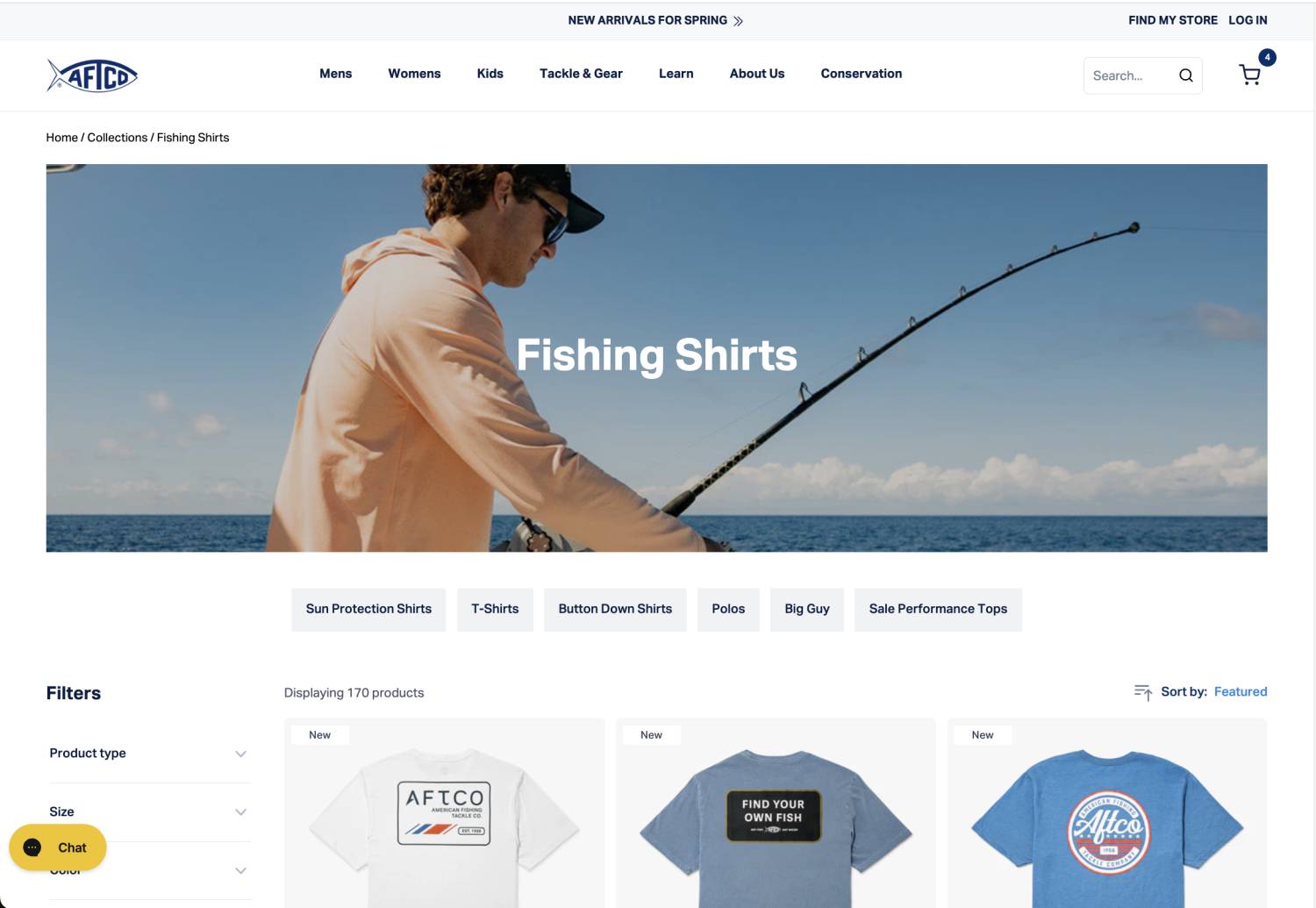 Enhanced Collection Pages with Subcategory Cards Boosts User Engagement (before)