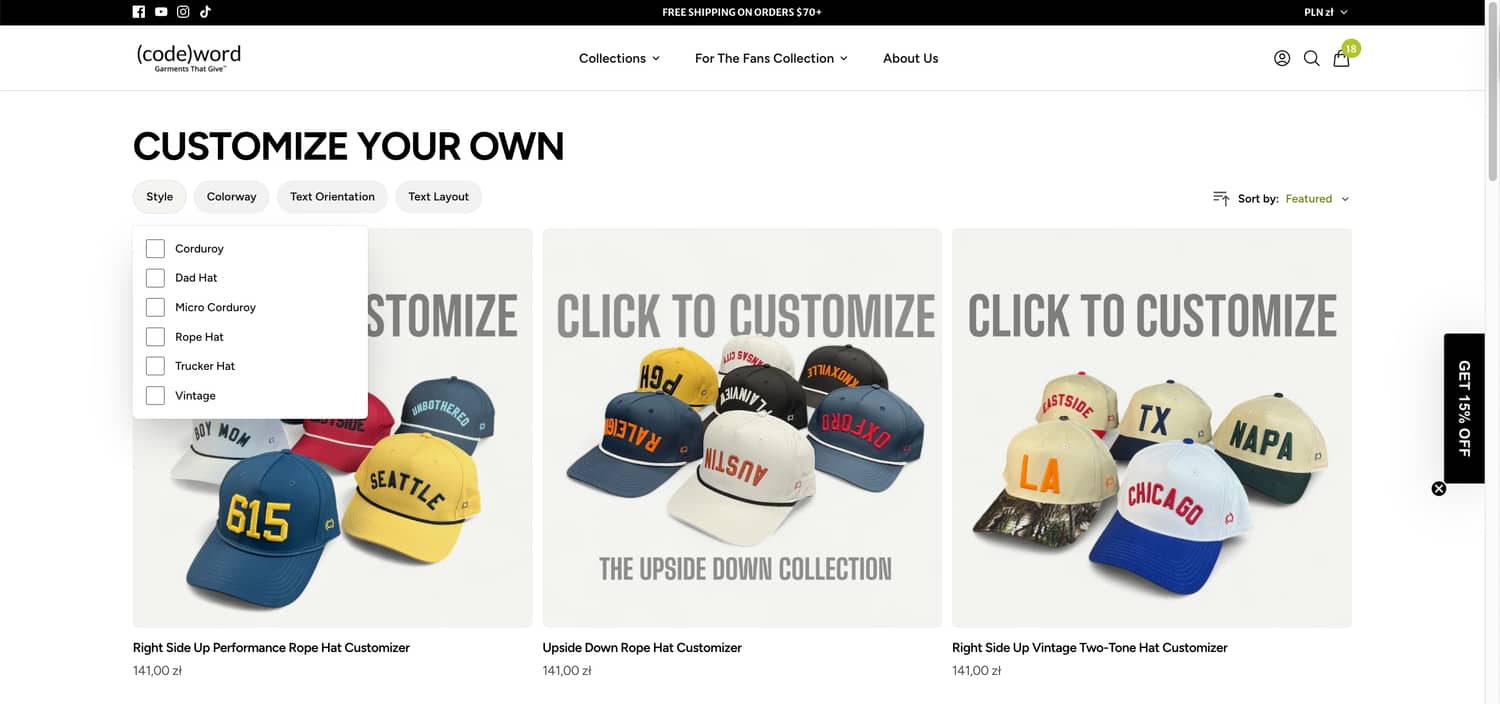 Dynamic filtering system (after)