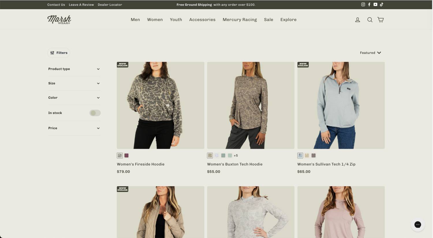 Enhanced collection filters (after)