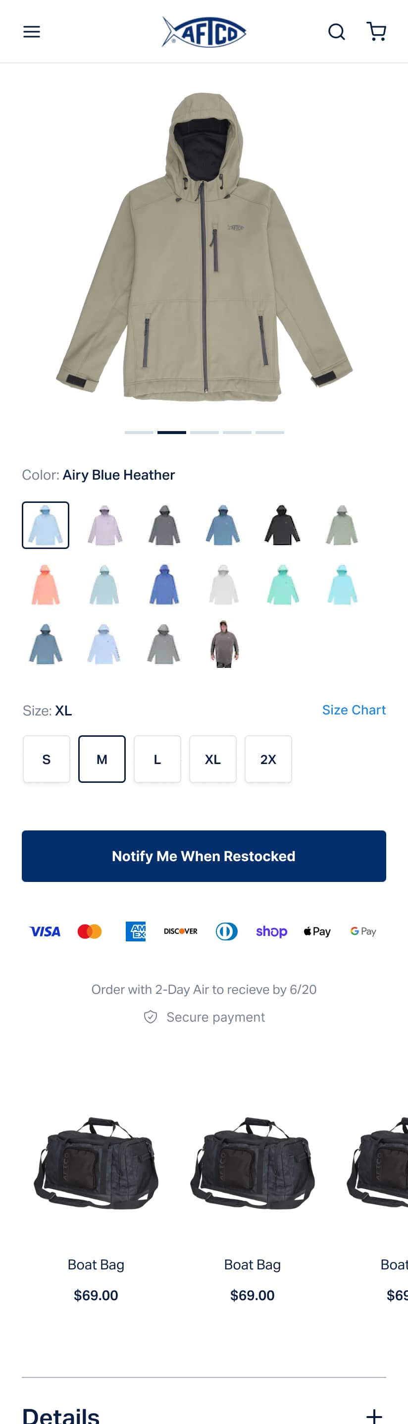 Implementing Returns Policy Advertising (before)