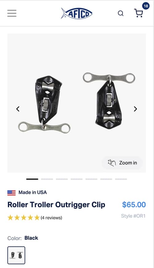 'Made in the USA' Icon Above Product Title