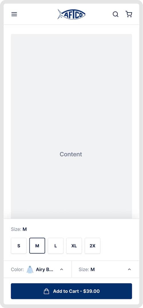 Sticky Mobile Add-To-Cart Button