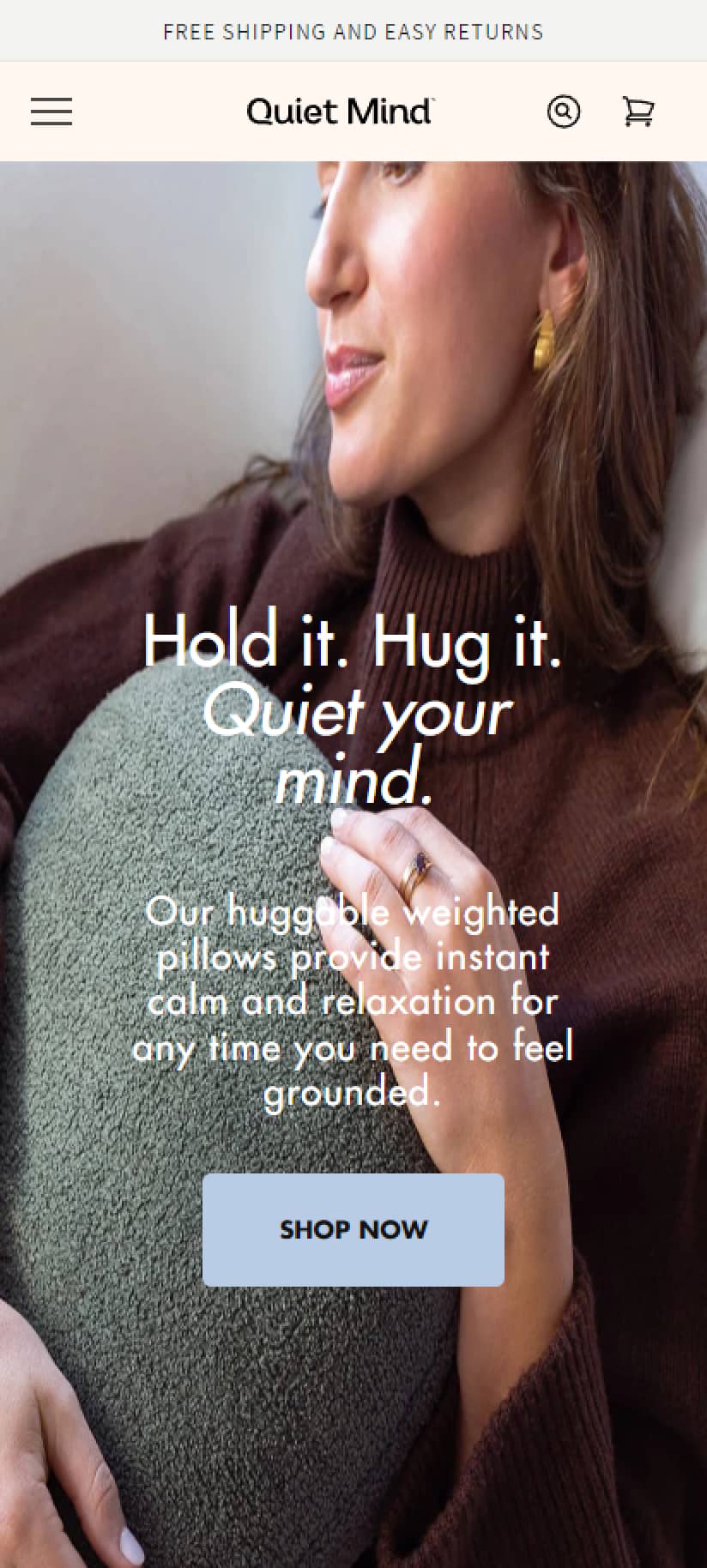 Simplified Navigation Bar Improves User Engagement (before)