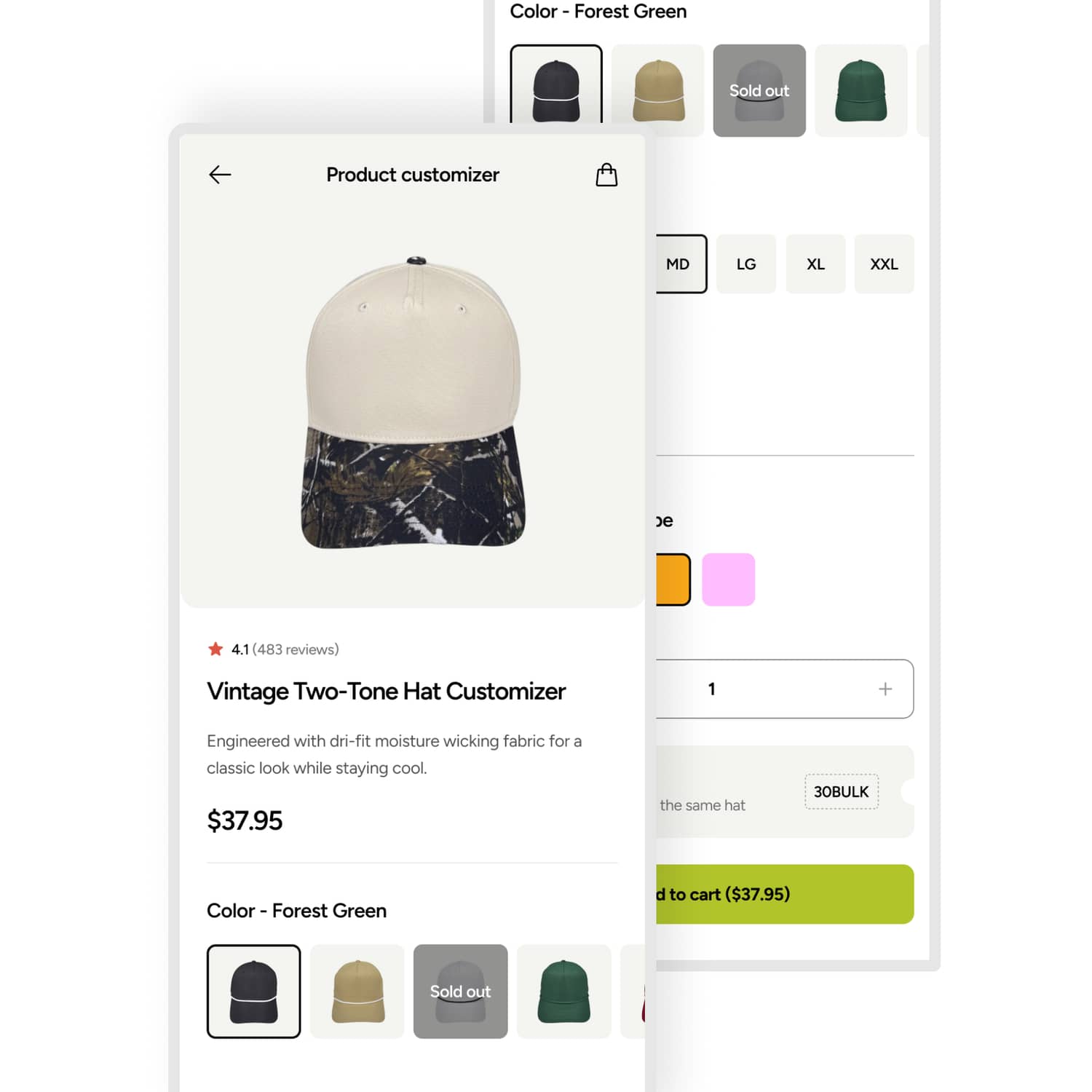 Redesigned Customizer Boosts Engagement (after)