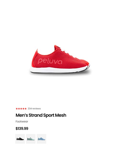 Simplified Product Page